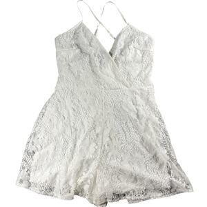 Romper Medium Fairycore Coquette Coastal Cowgirl Boho Y2K Lace Ellie Bazar